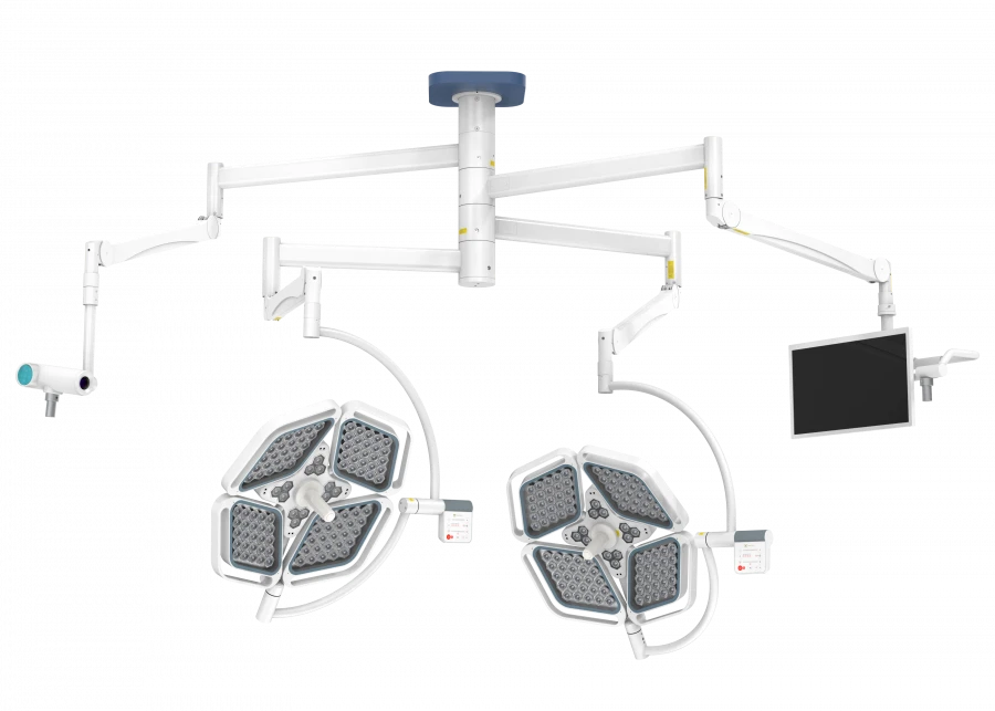 مصباح جراحي طبي سقفي كادوكي (CADUCEUS) CL4-L4/L4