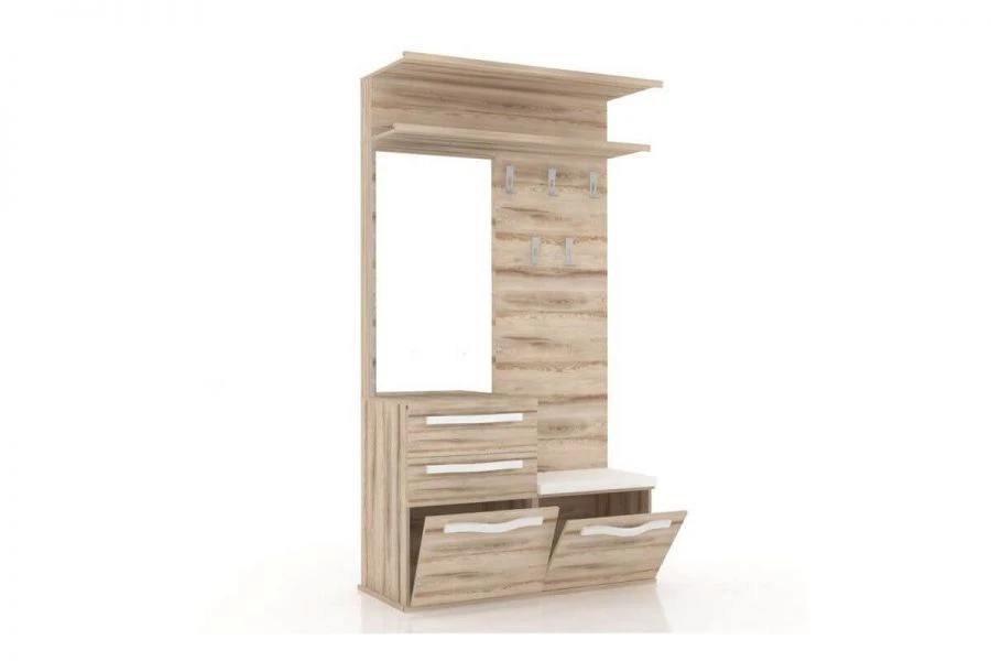 Combined Hanger with Mirror Marta LD 124.110.000