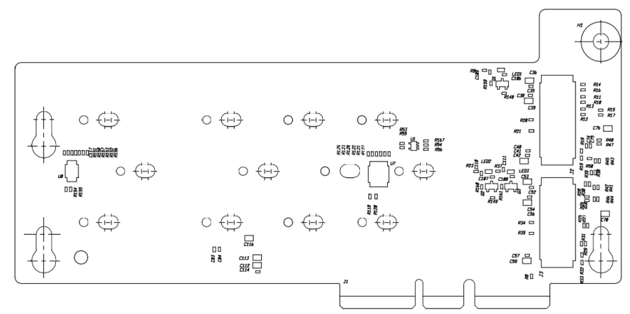 M.2 SSD Expansion Board MEZUNI ETDR.468353.002
