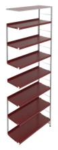 Metal Shelf Unit 880x300x2352 mm with 7 Shelves