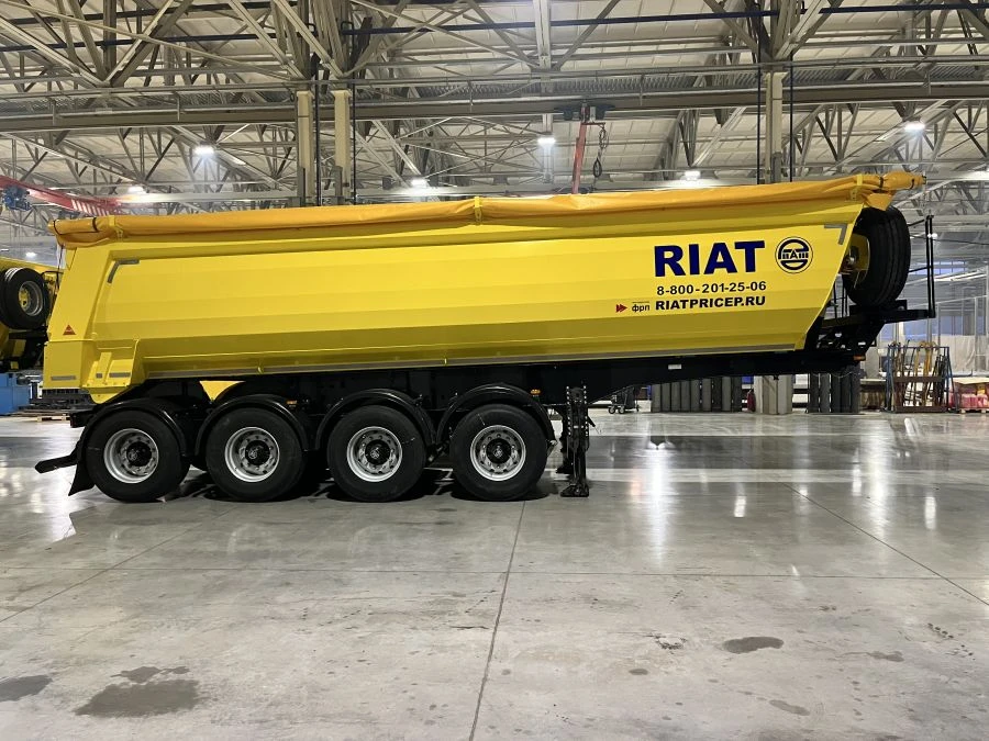 Half-Pipe Dump Trailer 924940 with BPV-Axis HSFALM 9010-15 V36 ECO-PLUS 3