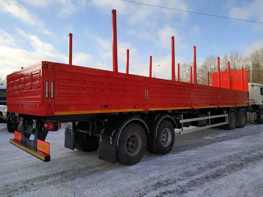 Heavy-Duty Trailer 843442 for Long Cargo Transport