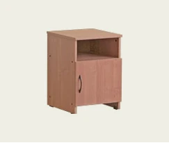 Nightstand with Niche and Drawer, Art. 00080