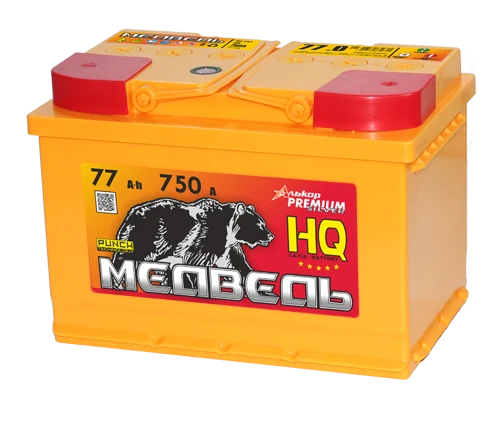 بطارية بدء رصاصية لمحركات الاحتراق الداخلي 12 فولت 77Ah ميدفيد