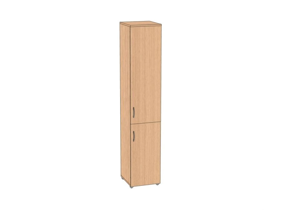 Narrow 2-Door Document Cabinet 350*383*1830 mm ASH2-35