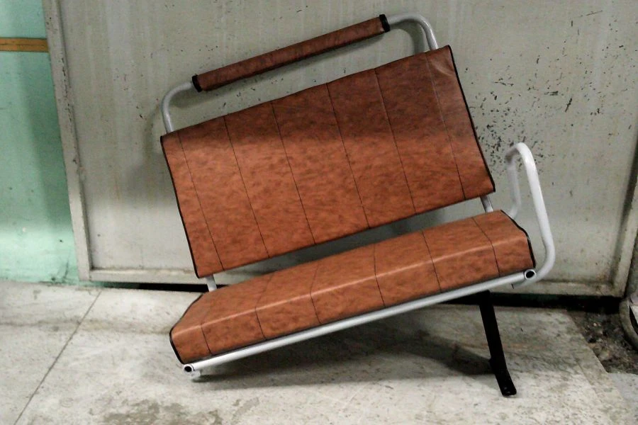 Right Two-Seater Seat for Vehicles, Model 3205-6840010-40