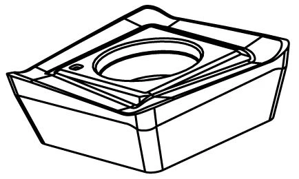 Carbide Inserts SF10-ZR08-U6K K25P for Precision Milling