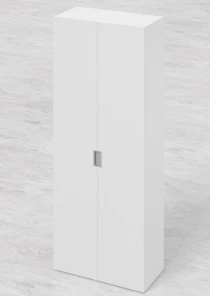 خزانة ملابس طويلة للملابس الخارجية مع قفل