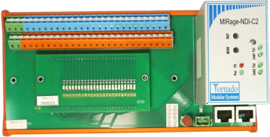 Discrete Input Device with 24 Signals and Galvanic Isolation, MIRage-NDI-C2