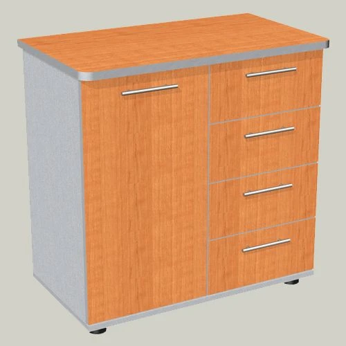 Single Door Cabinet with Four Drawers Model TD-5
