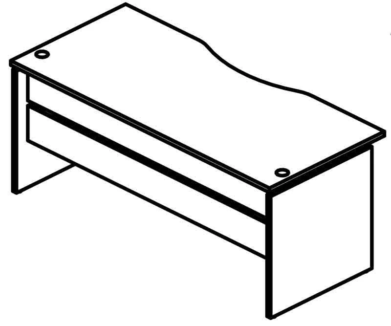 Ergonomic Desk 8039 Galant Series