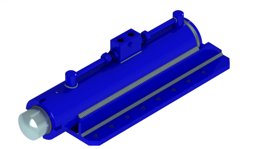 أسطوانة هيدروليكية 1230.00.00.00 (100x80-350 مم)، 20 ميجا باسكال