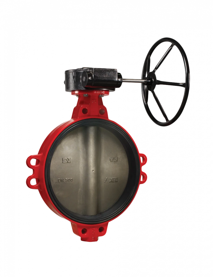 Granvel DN400 mm Wafer Type Butterfly Valve, PN10 Bar