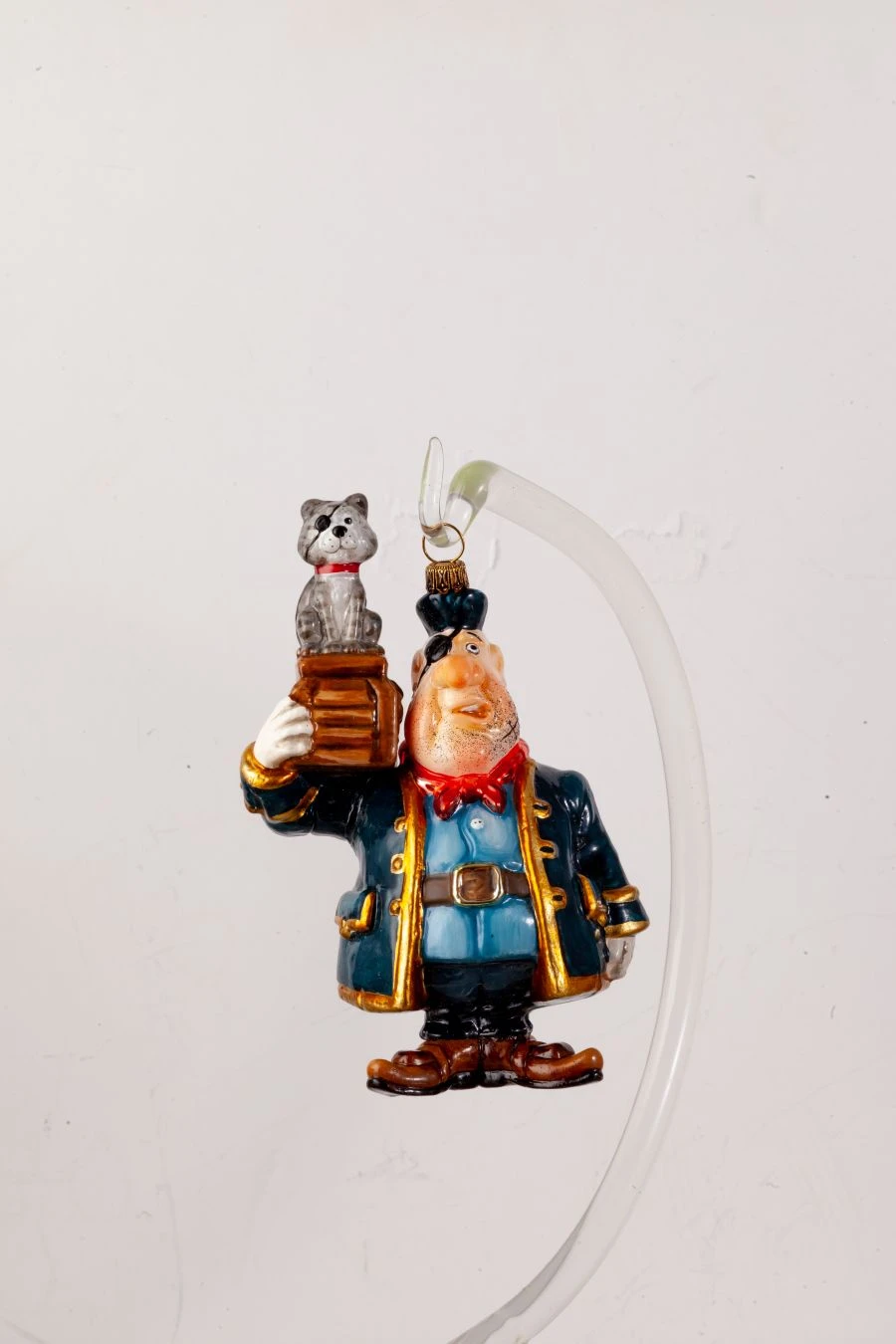 Handcrafted Glass Christmas Ornament "Billy Bones