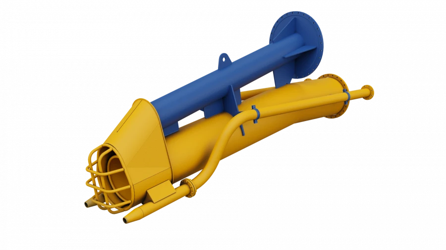 جهاز استقبال التربة ذو الشفط الأحادي مع غسل هيدروليكي