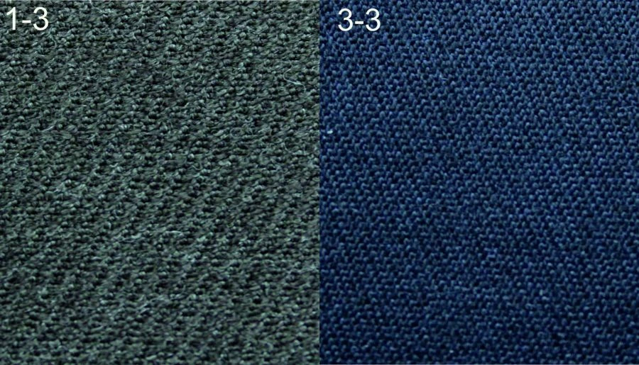 Half-Wool Suit Fabric, Code 16s40sAR, Color 1-3
