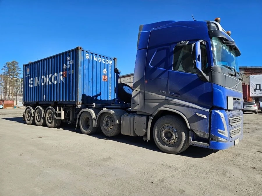 شبه مقطورة حاملة حاويات ثلاثية المحاور CS-453