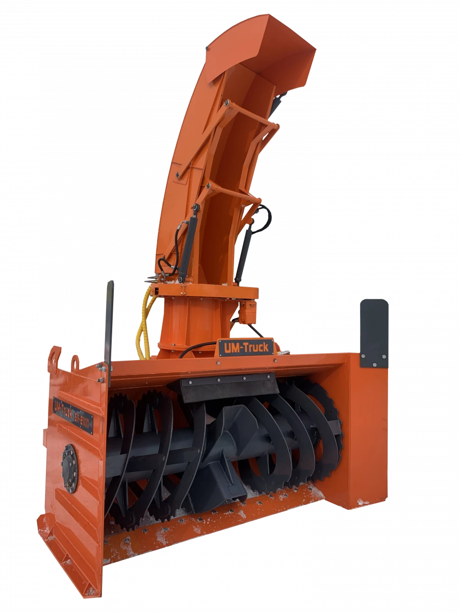 جهاز إزالة الثلوج الدوار UM-Truck SRM-2100 ملحق للجرارات