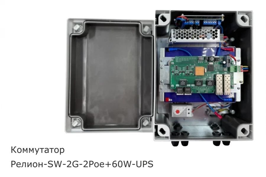 مفتاح مُدار صناعي - ريلون SW-2G-2Poe+/60W UPS