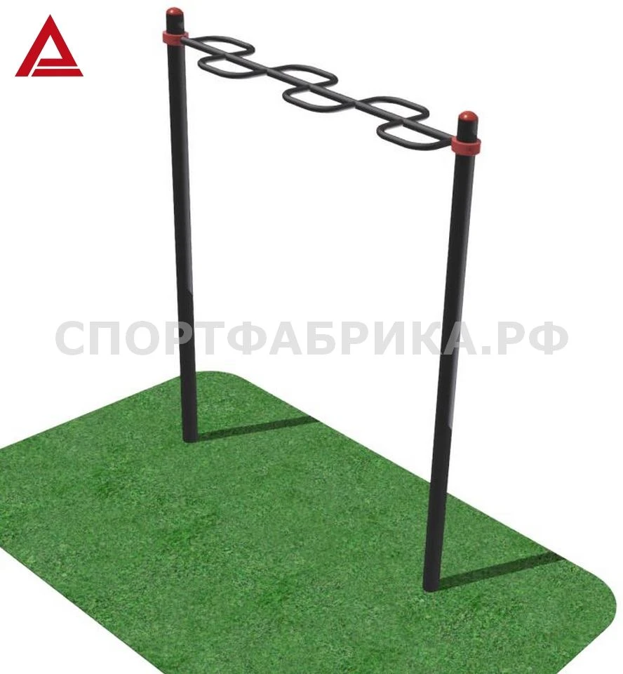 Gymnastic Apparatus "P-Shaped Horizontal Bar