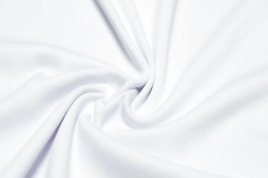 Bleached Interlock Cotton Fabric 100% Cotton