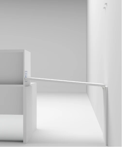 Drop-Down Tabletop Barrier for Individuals with Disabilities - MOPS Model