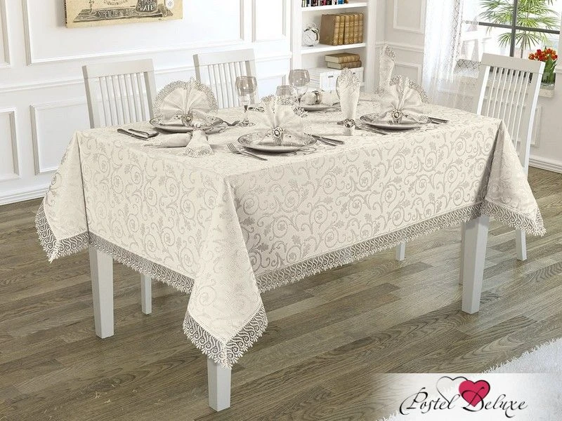 Textile Tablecloth for Home and Events, Diameter 100-300 cm