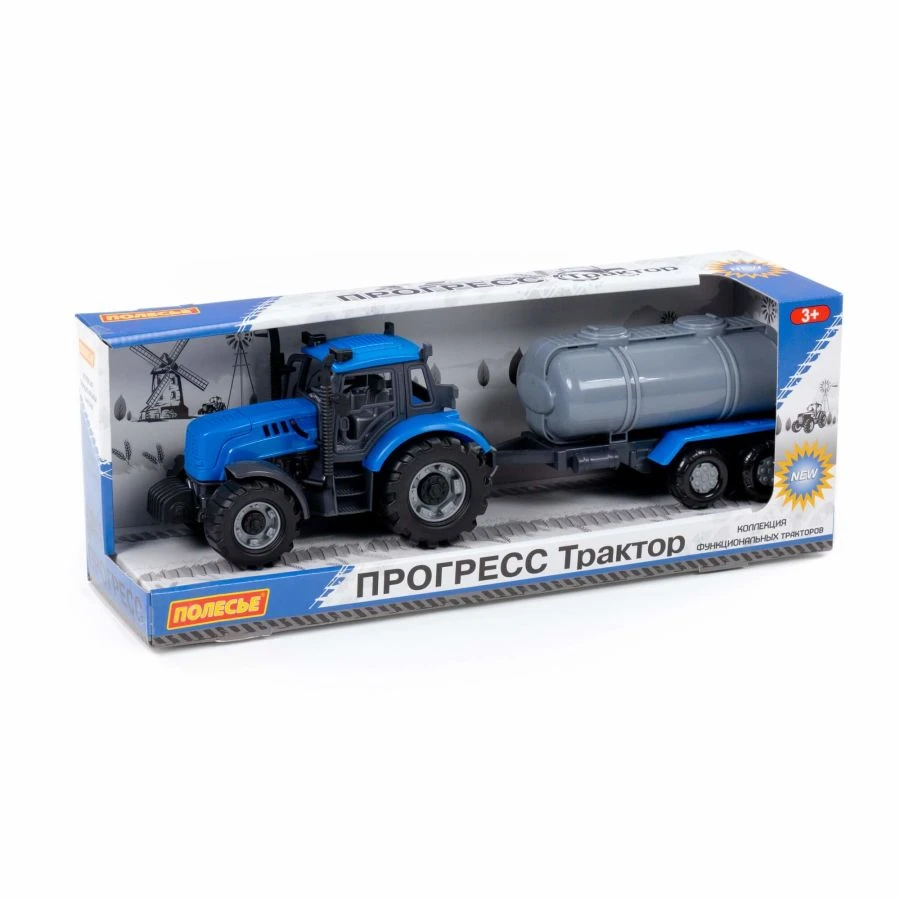 Inertia Toy Tractor with Tank Trailer for Active Play Progress Model 91550