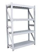 Modular Metal Shelving System for Storage Solutions