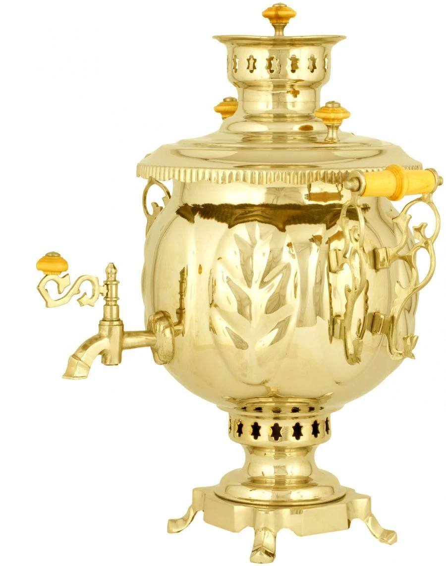 Combined Brass Samovar 4.5 Liters