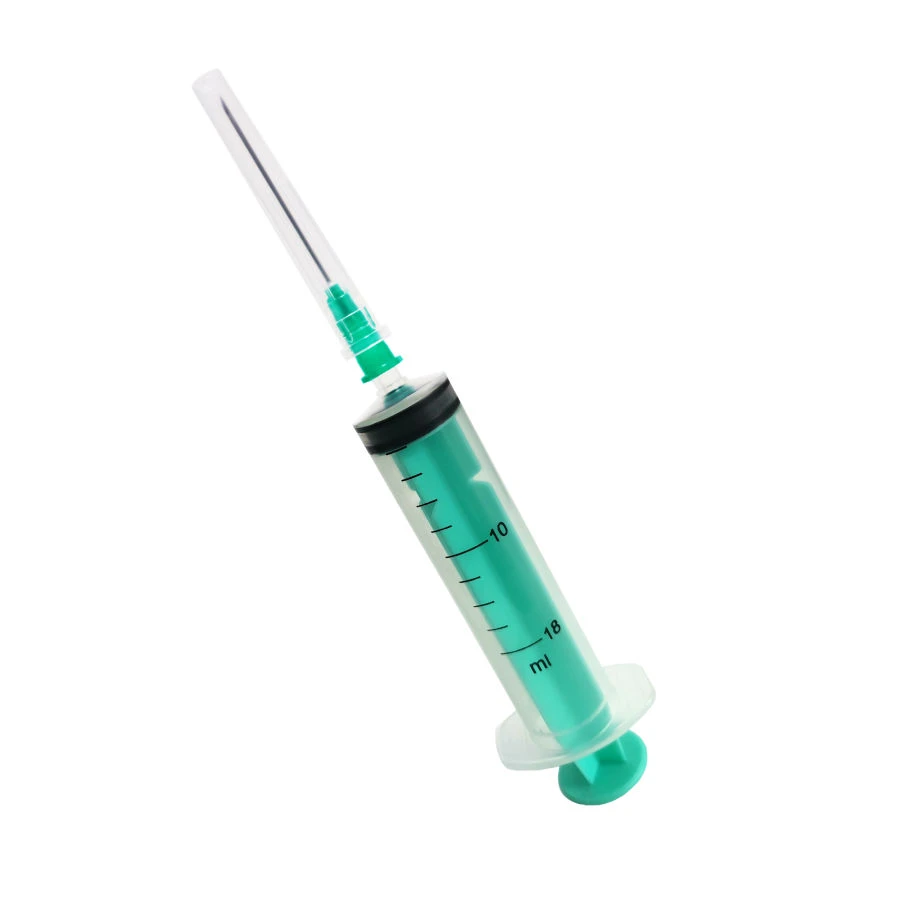 18 ml Sterile Single-Use Three-Part Injection Syringes with Needles