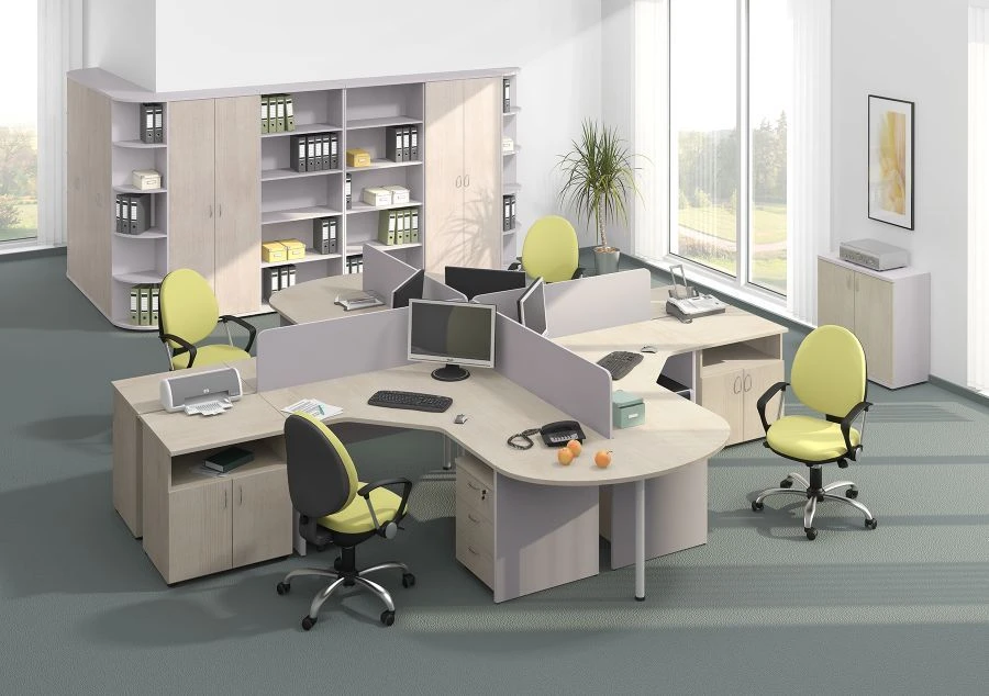 Wooden Office Shelves: EASY STANDARD Collection