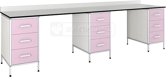 SMT2-2700K Work Table with 3 Drawer Supports