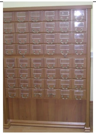 Classic Series Catalog Cabinet with 32 Drawers