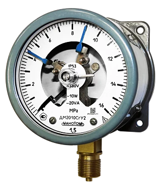 Vacuum Pressure Gauge DВ2010Сg for Non-Aggressive Media
