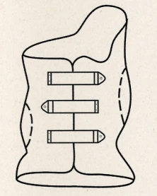 مشد تصحيحي وظيفي للعمود الفقري وسط الظهر كР4-23