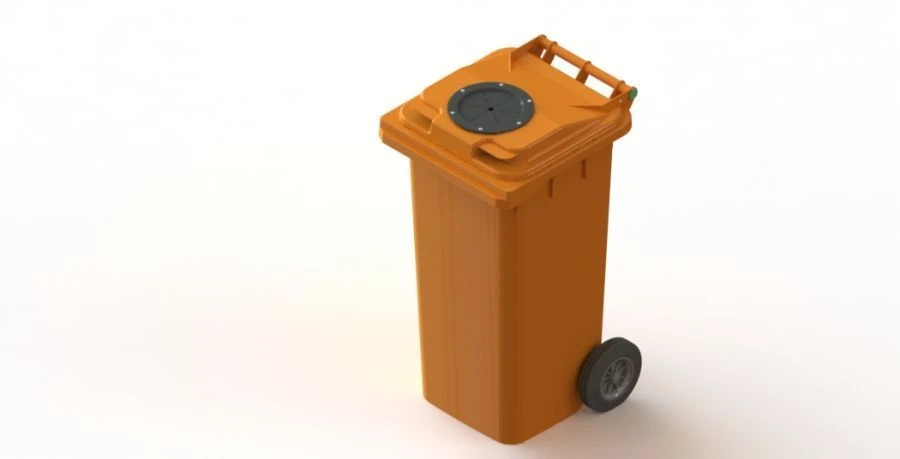 Mobile Waste Container 120L, Model Art.27.C29.V/1