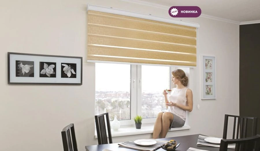 ستائر رول CLIC BOX DUO 160x160سم