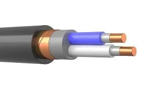 Fire-Resistant Electrical Power Cable 2x1.5mm with Low Smoke Emission WVG-FRLS