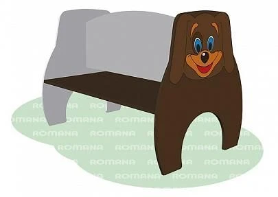 Outdoor Rest Area Bench Romana 302.10.00-01