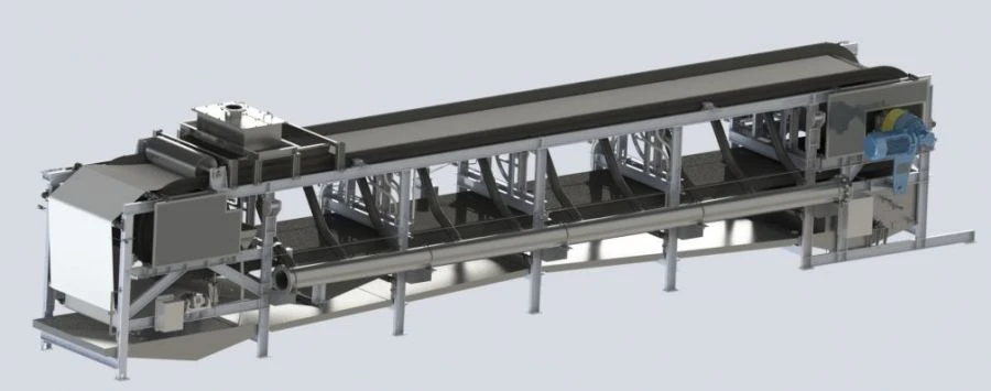 Horizontal Vacuum Belt Filter 1F10-2 Industrial Filtration System