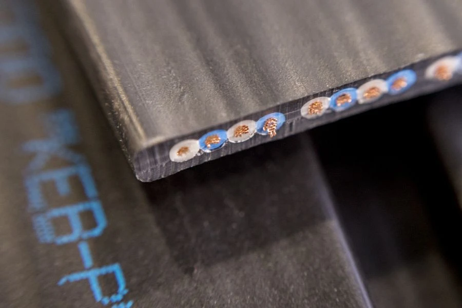 كابلات المصاعد المسطحة KPL مع عزل PVC