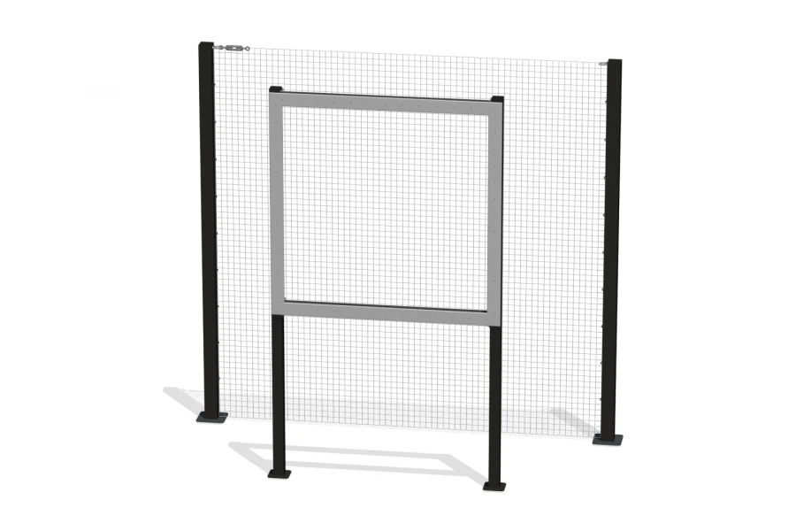 Square Target on Stands for Testing Individuals with Disabilities