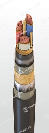 كابل طاقة مع موصلات نحاسية وعزل مقاوم للحريق