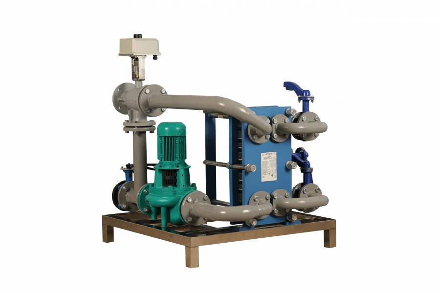 Automatic Water Preparation System for Drip Irrigation with Drain Disinfection