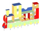 هيكل لعبة قطار مودولاري "لوكو موتيف" الفن. س.06.01