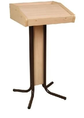 Lecture Stand with Metal Supports and MDF Top