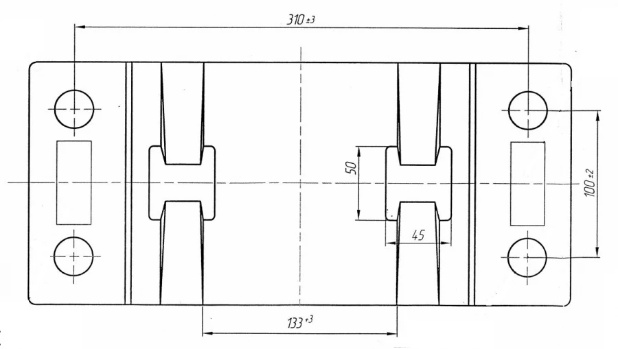 Cast Cushion Type SKL-50 for Railway Applications
