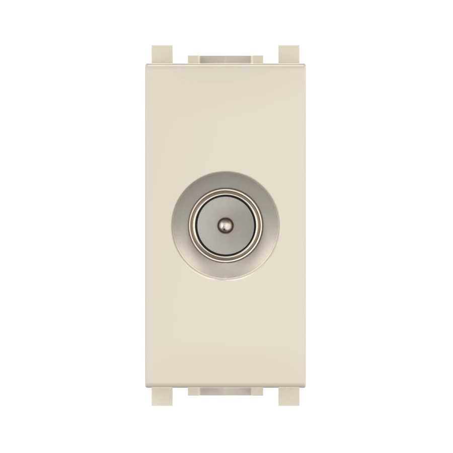 CADUCEUS ALING Experience TV Antenna Socket, Hidden Installation, Beige, Art. 74263.9