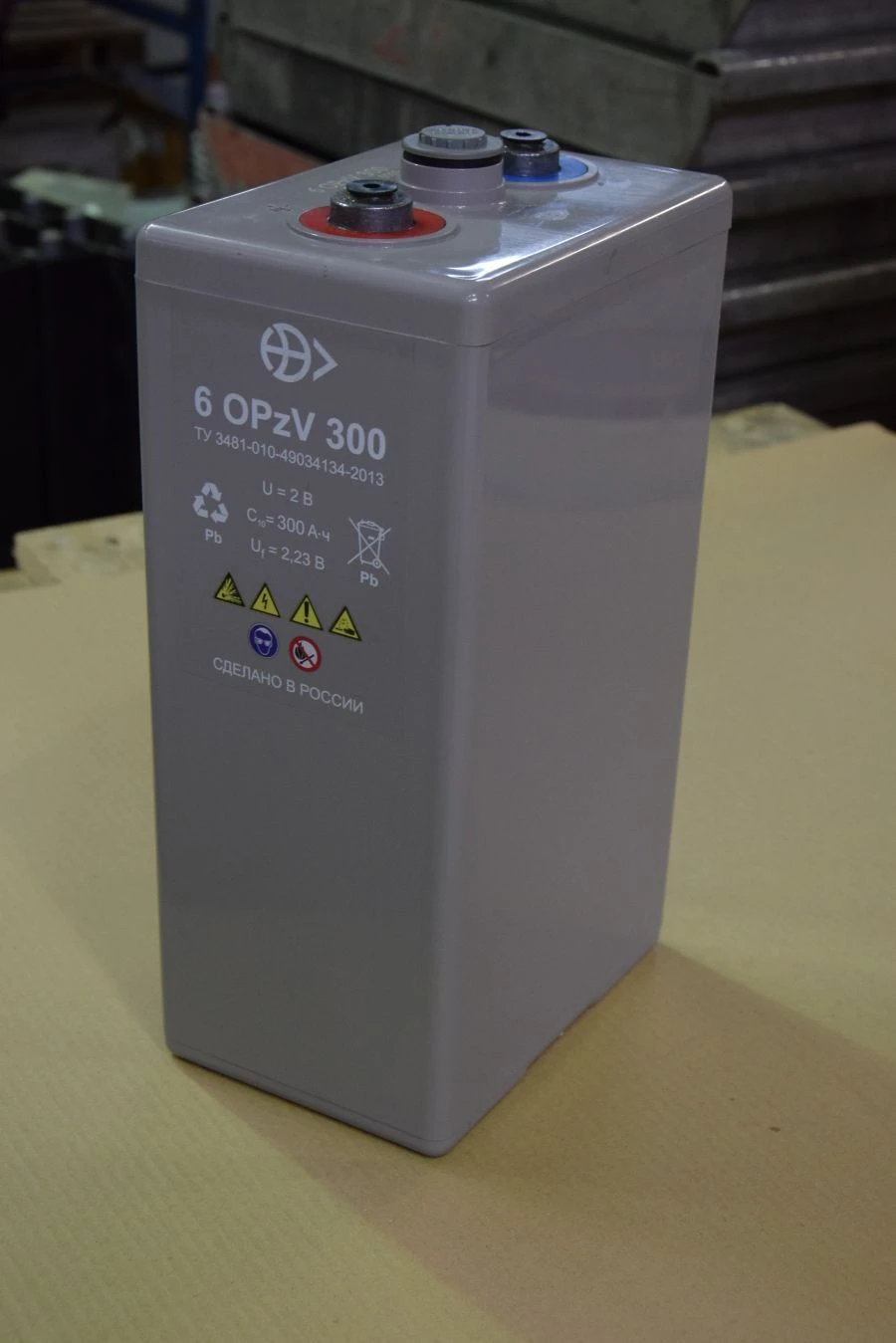 بطارية رصاصية حمضية ثابتة مغلقة وغير قابلة للصيانة 5OPzV 350